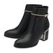 Lotus Heeled Boots - Black - ULB415/30 NERINDA GREEVE